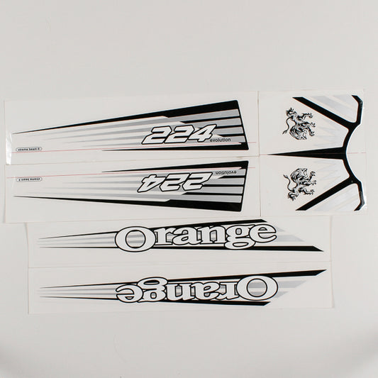 224 Evo Decal Kit 2008 - Orange Bikes