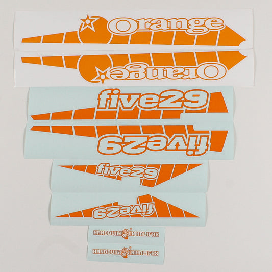 Five 29 Decal Kit - Orange Bikes