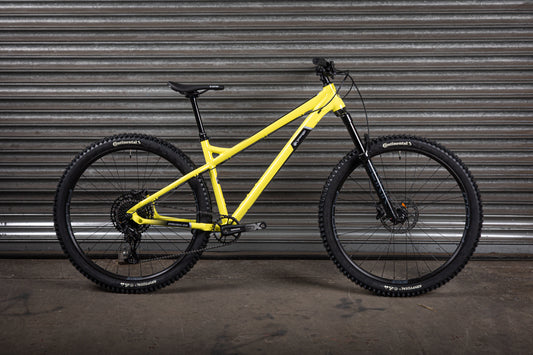 Crush 29 Comp Custom, Medium, Lemon Yellow - Orange Bikes