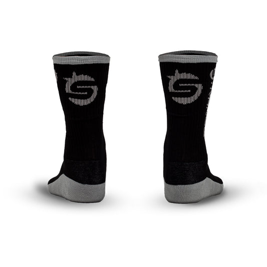 Strange Elite Socks - Grey - Orange Bikes