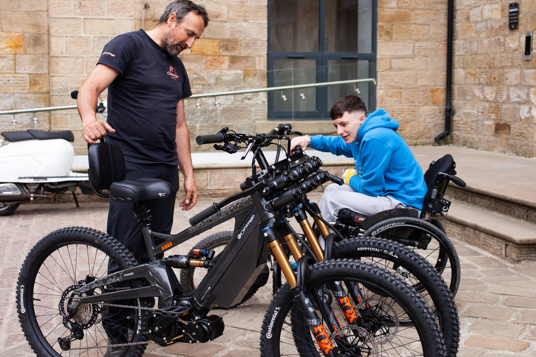 Our adaptive bikes are reaching their owners.