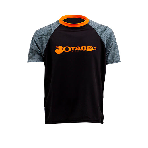 Orange Contour Trail Jersey Short Sleeve (Contour/Grey) - Orange Bikes