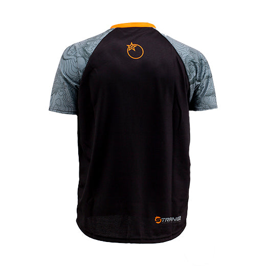 Orange Contour Trail Jersey Short Sleeve (Contour/Grey) - Orange Bikes