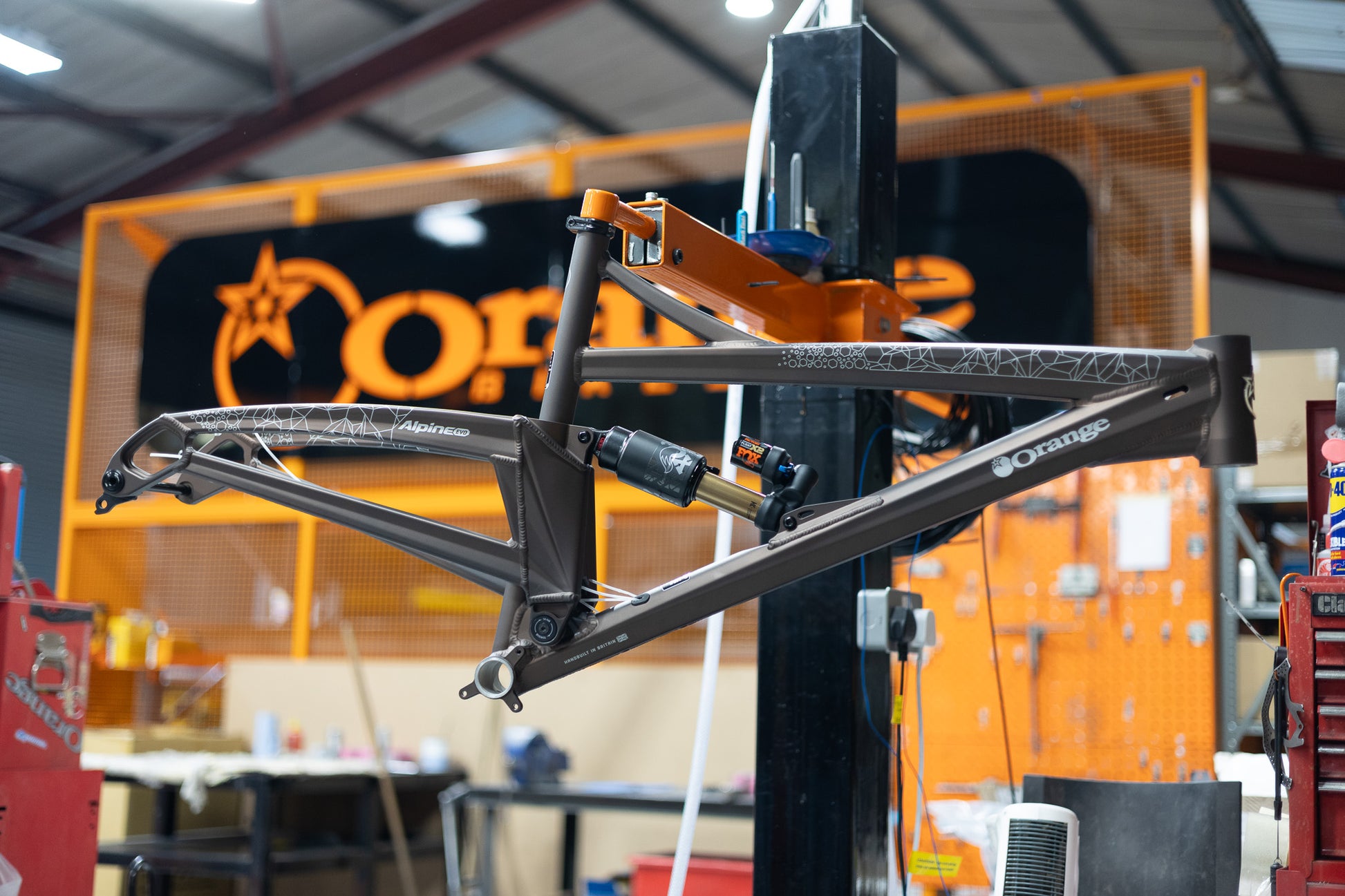 2022 Alpine Evo Frames - Orange Bikes