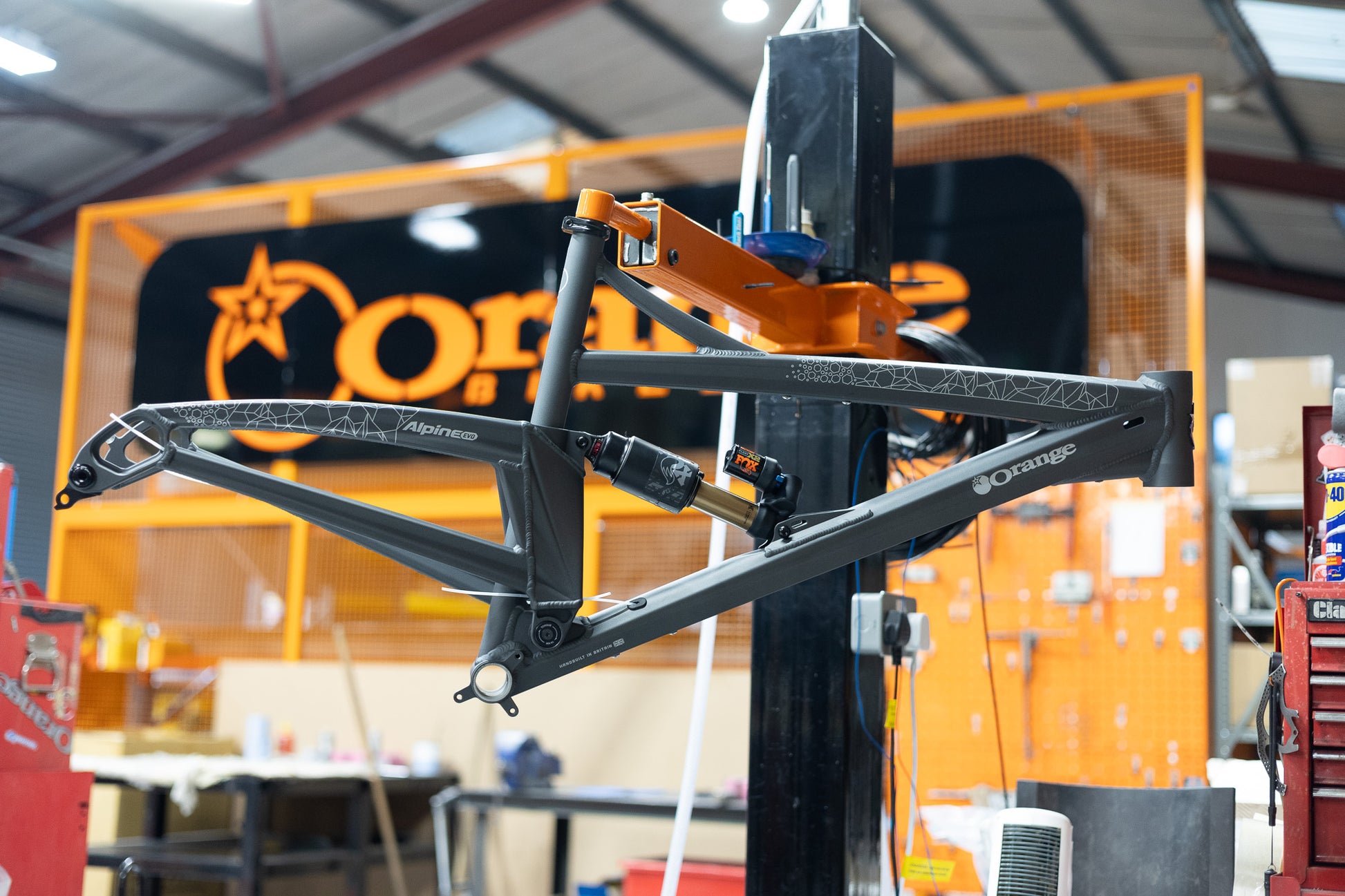 2022 Alpine Evo Frames - Orange Bikes