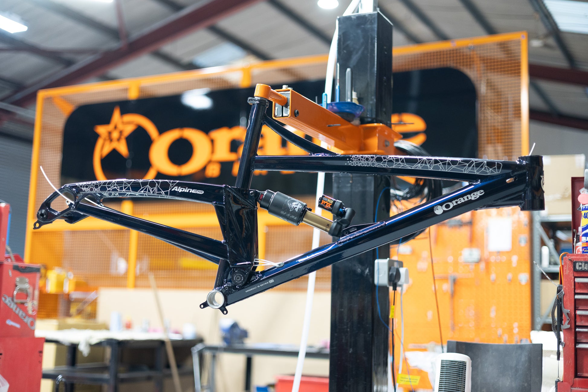 2022 Alpine Evo Frames - Orange Bikes