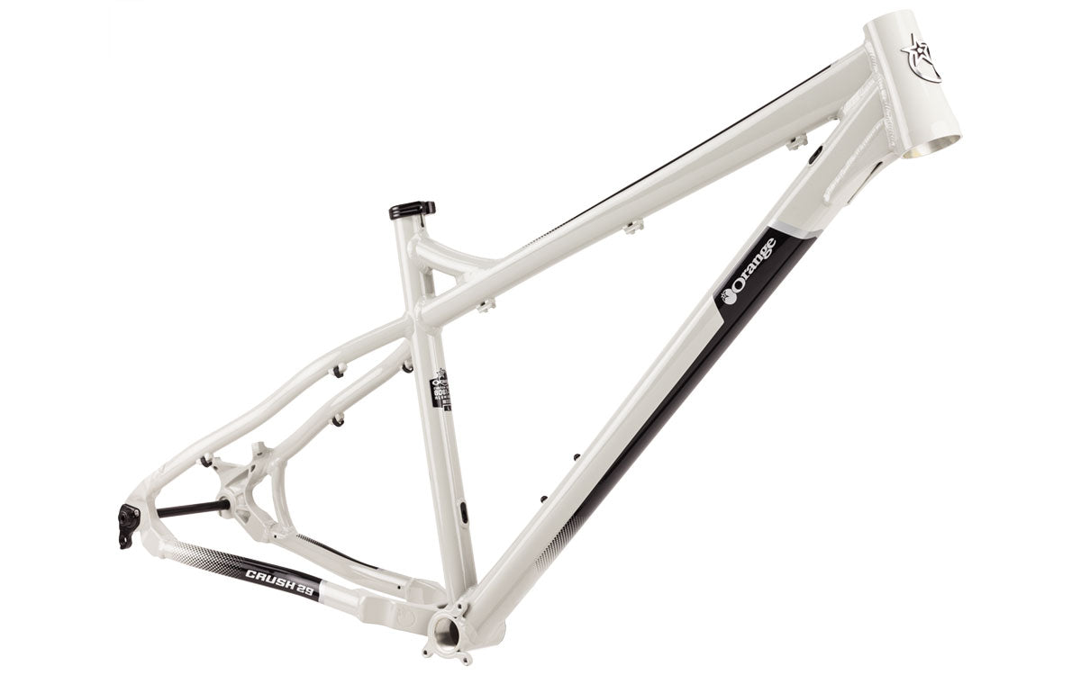 2023 Crush 29 Frame Medium Smoke White - Orange Bikes