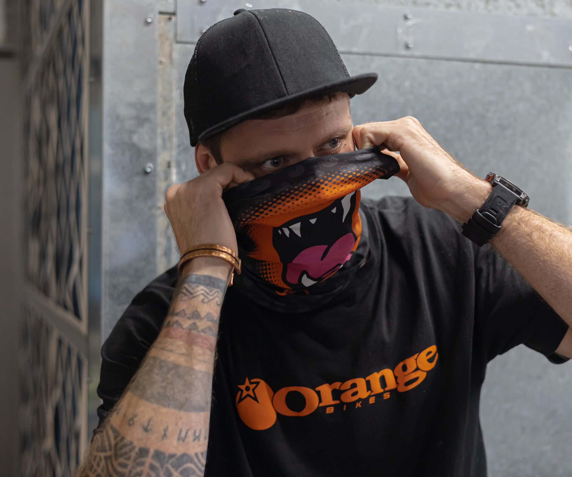 Angry Orange Head Tube Gaiter - Orange Bikes