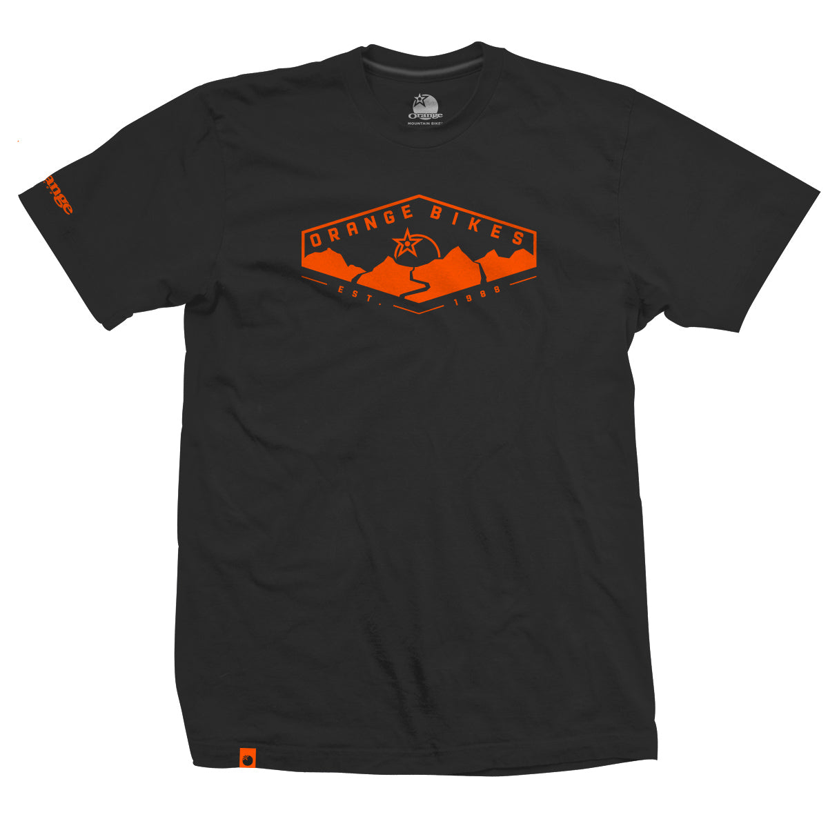 Orange Sunrise Tee (Various Colours) - Orange Bikes