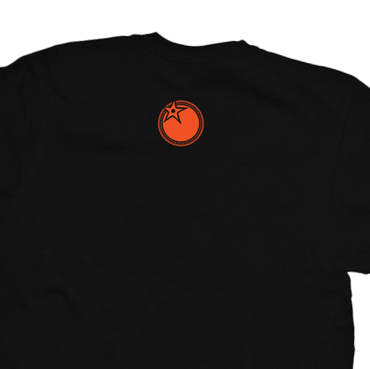 2025 Christmas Tee "SNOWFLAKES! | NO BRAKES!" - Orange Bikes