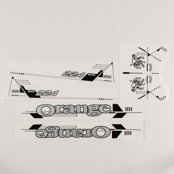 224 Evo Decal Kit 2008 - Orange Bikes