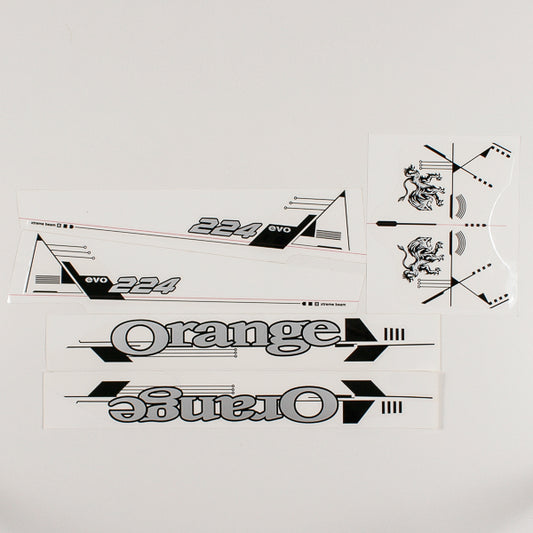 224 Evo Decal Kit 2008 - Orange Bikes