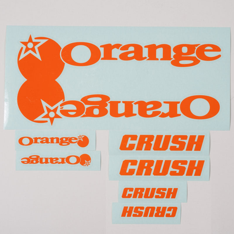 2015/16 Crush Decal Kit - Orange Bikes