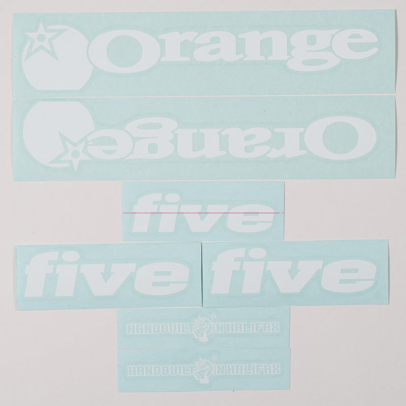 2015/16 Five Decal Kit - Orange Bikes