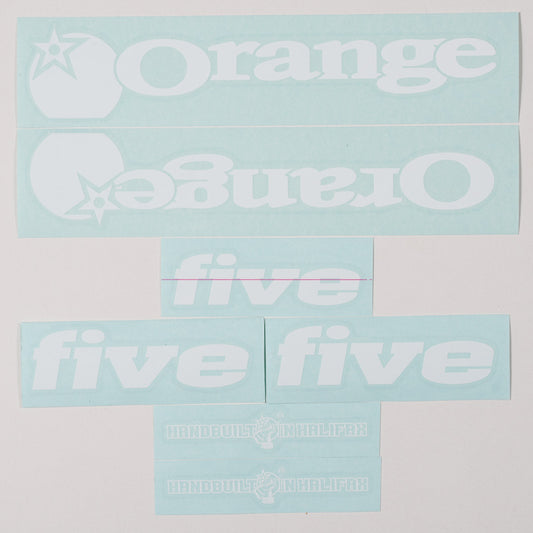 2015/16 Five Decal Kit - Orange Bikes