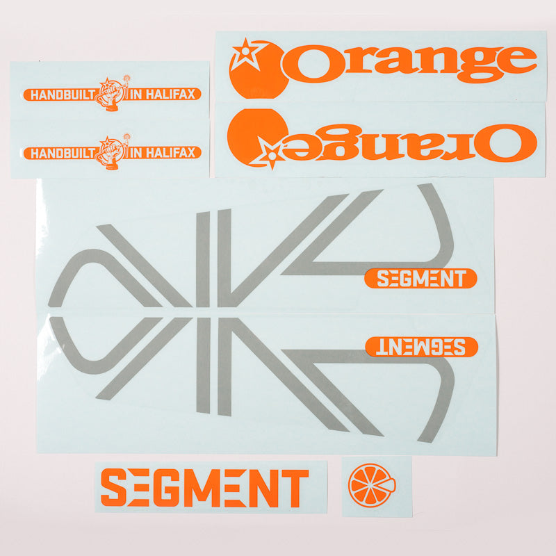 2015 Segment Decal kit - Orange Bikes