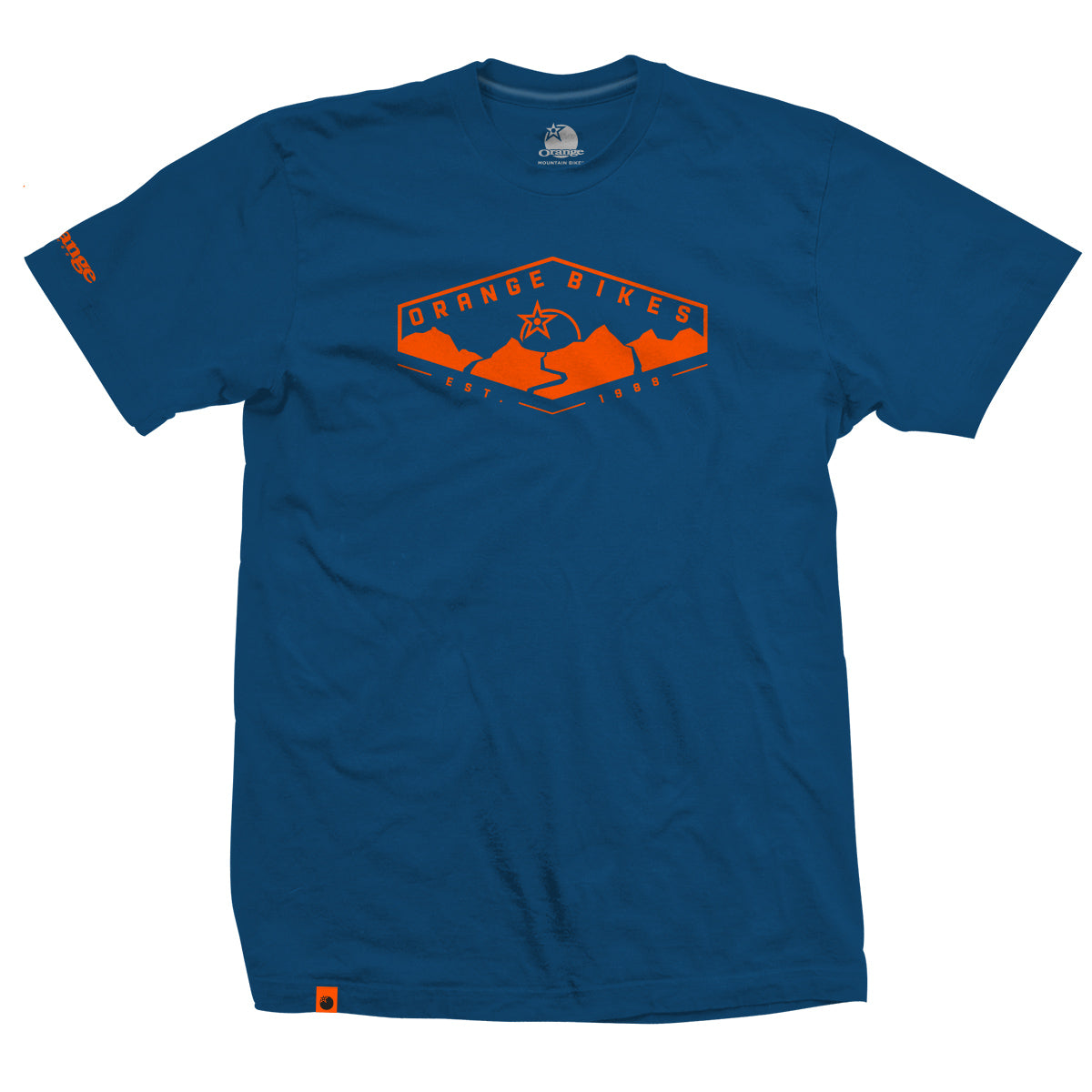 Orange Sunrise Tee (Various Colours) - Orange Bikes