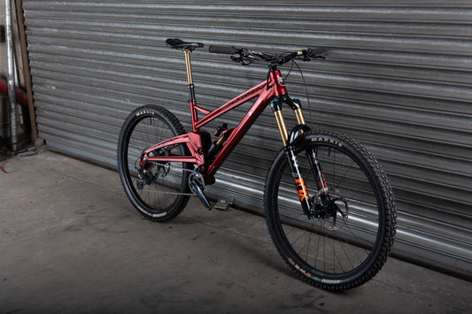 Ex-Demo 2025 Switch 7 Factory, Large, OxBlood Red - Orange Bikes