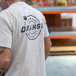 OVERSIZED Dust Tee |  ORANGE BIKES STAMP
