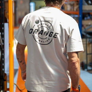 OVERSIZED Dust Tee |  ORANGE BIKES STAMP