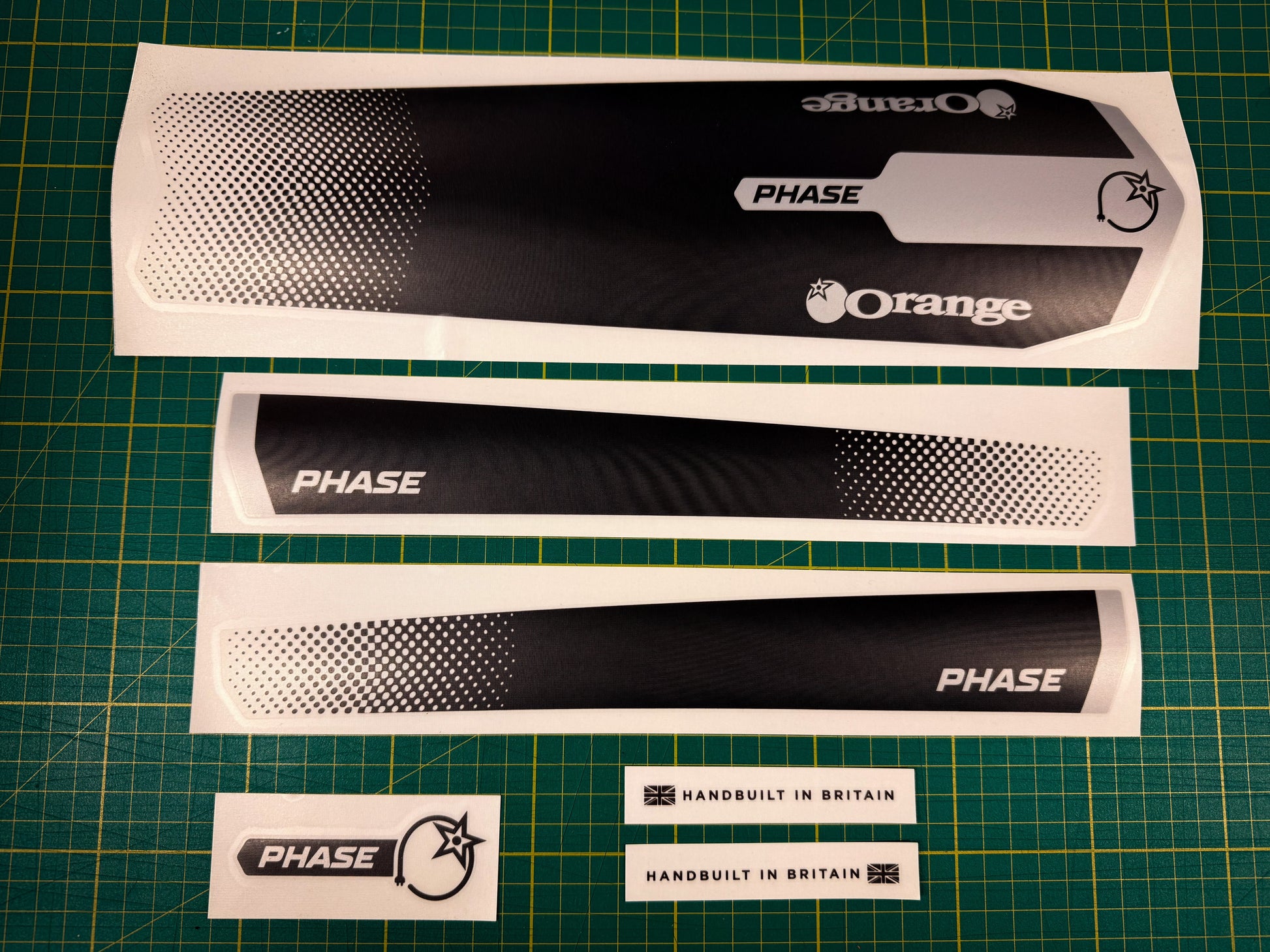 Phase Ebike decals 2020 - Orange Bikes