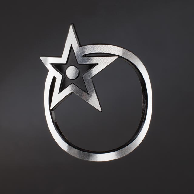 Metal Head Tube Badge - Orange Bikes