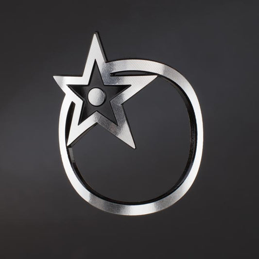 Metal Head Tube Badge - Orange Bikes