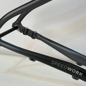 2021 Orange Speedwork Frame & Fork, Small, Charcoal Grey