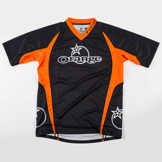 Orange Short Sleeve Riding Jersey - Orange Bikes