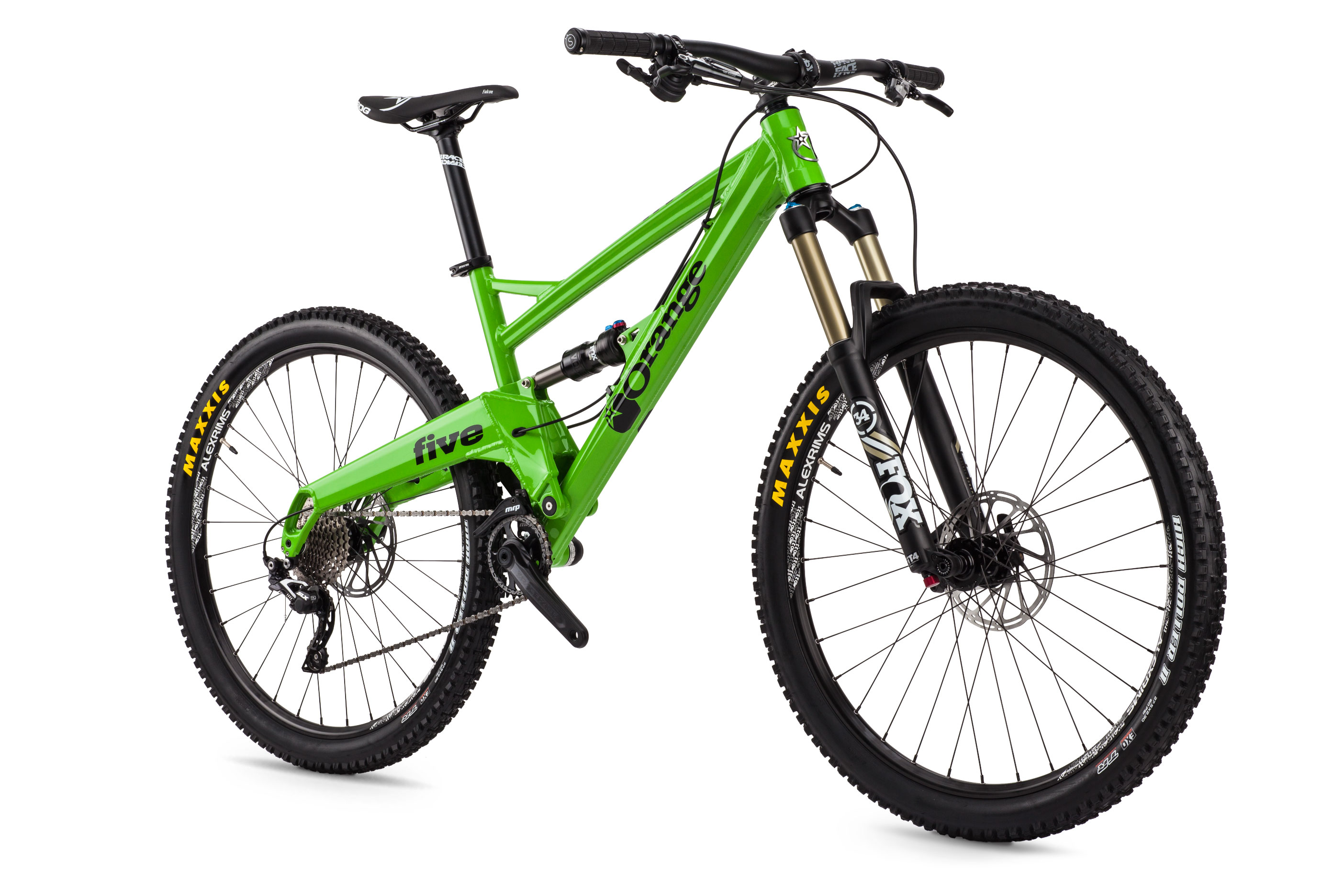 Green and orange mountain bike sale