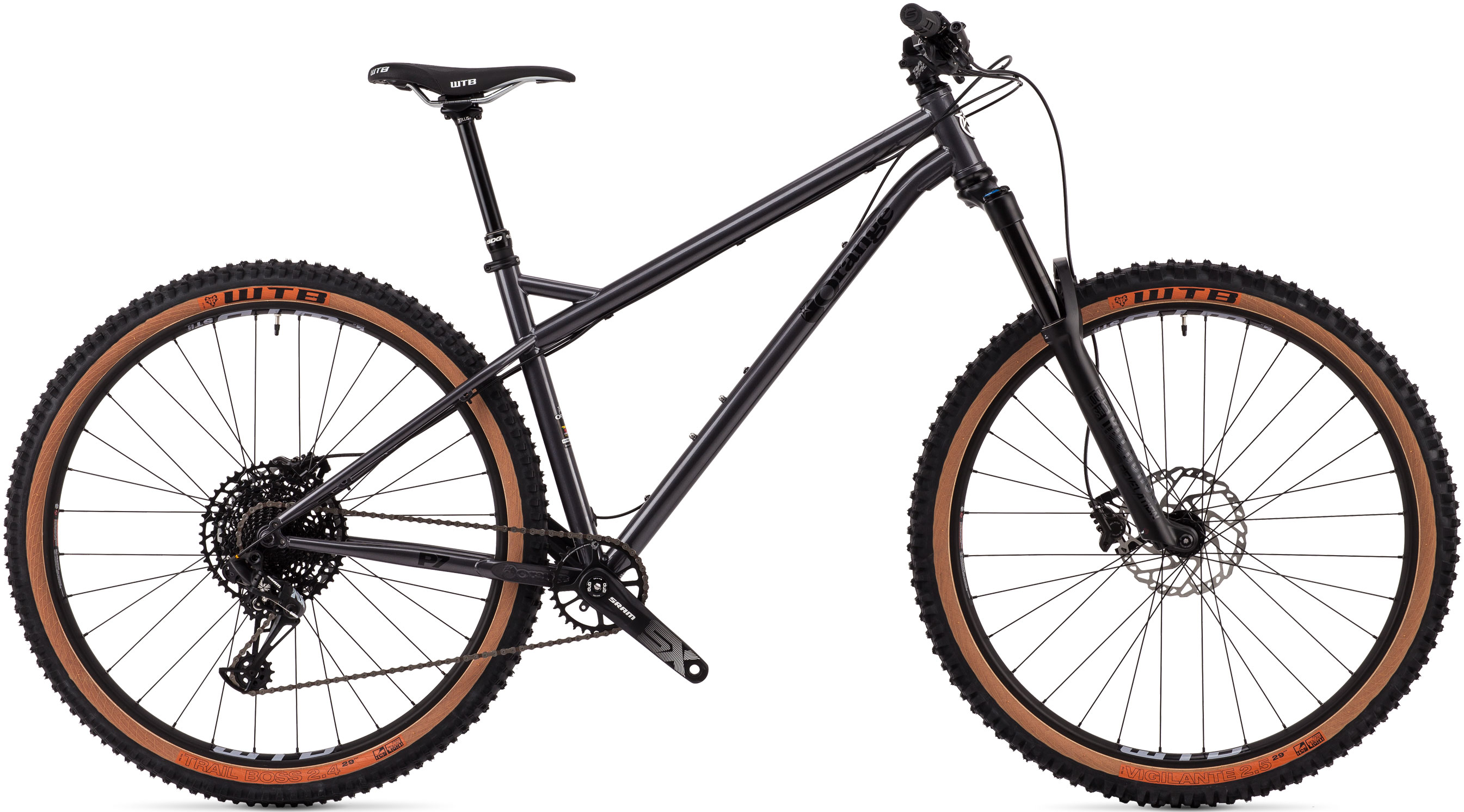 Orange p7 mountain 2025 bike for sale