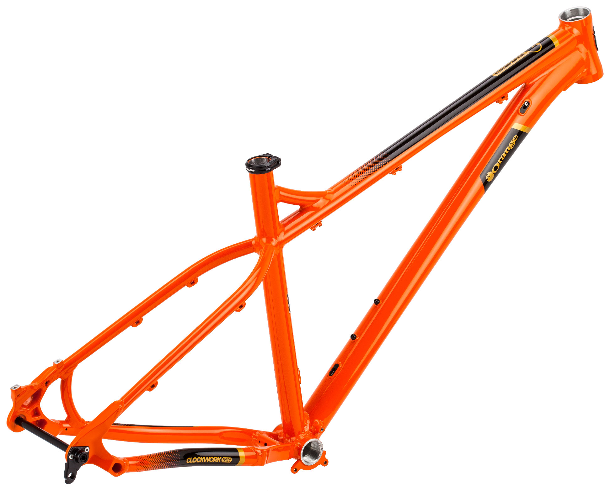 Orange clockwork frame on sale