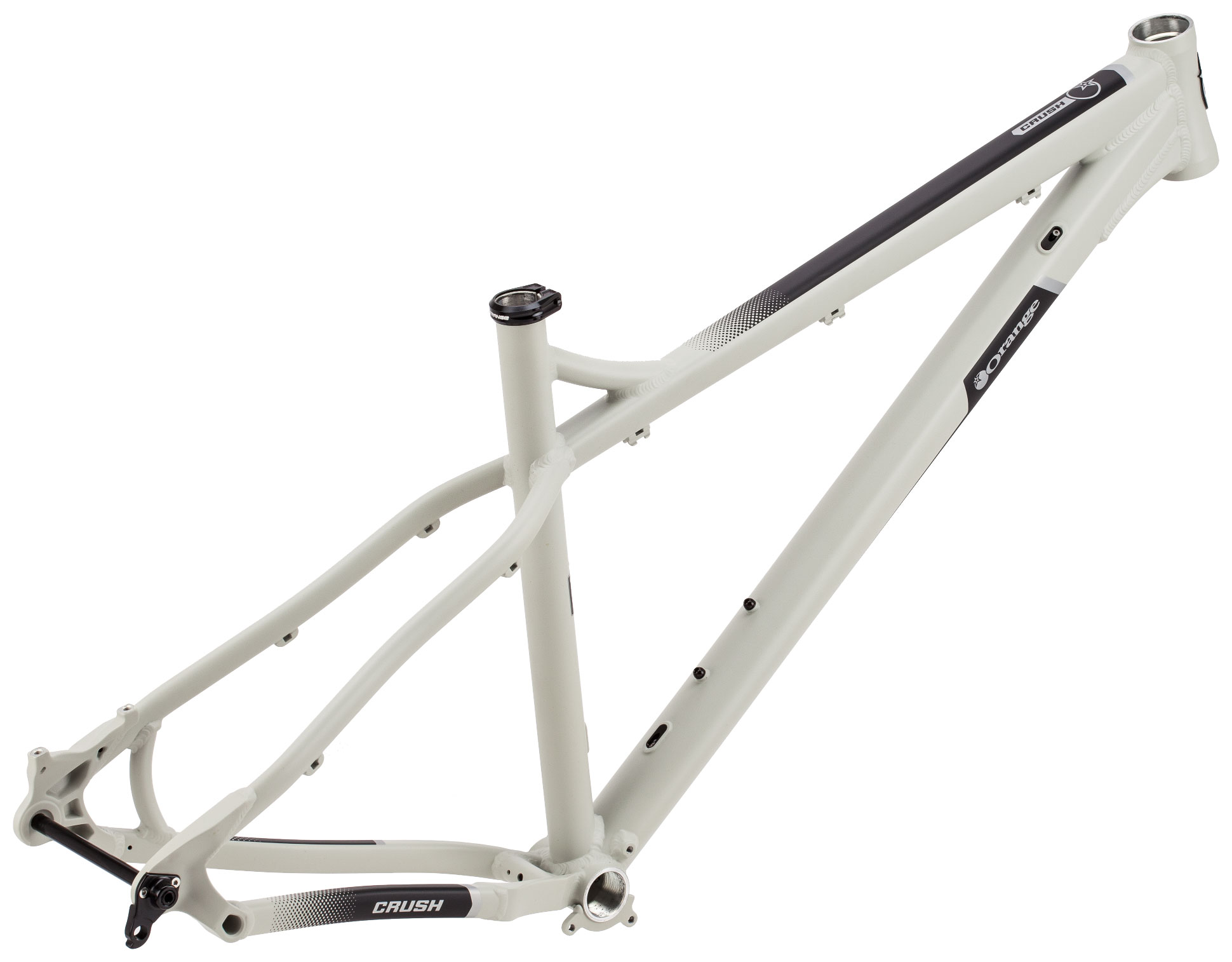 Orange discount hardtail frame